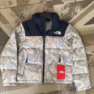 NORTH FACE G Nuptse Down Jacket NWT kids M